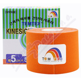 Tejp.  TEMTEX kinesio tape oranžová 5cmx5m
