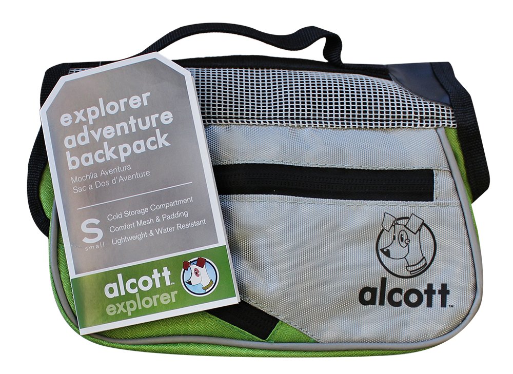 Alcott batoh pro psy zelený, velikost S