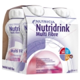 Nutridrink Multi Fibre s pch.jahoda 4x200ml