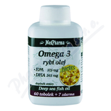 MedPharma Omega 3 rybí olej Forte tob.67