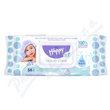 Happy vlhen ubrousky Aqua care 56ks