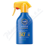 NIVEA SUN hyd. opal. sprej pump. OF50+ 270ml 98332