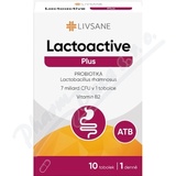 LIVSANE Lactoactive Plus PROBIOTIKA vit. B2 tob.10