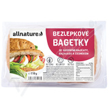 Allnature Bezlep. bagetky su. raj. bazal. esn. 110g