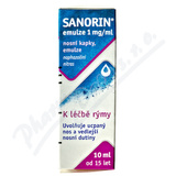 Sanorin 1mg-ml nas. gtt. eml. 1x10ml