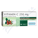 Vitamin C 250mg Generica tbl.  30