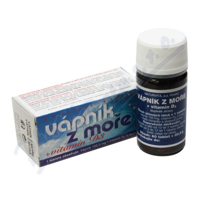 NATURVITA Vpnk z moe + Vitamn D3 tbl.60