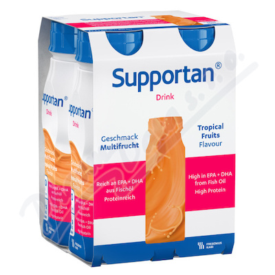 Supportan drink p.tropick ovoce por.sol.4x200ml