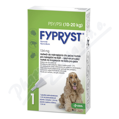 Fypryst Dogs spot-on pro psy 1x1.34ml