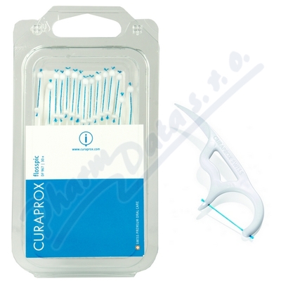 CURAPROX DF 967 dentln nit na plast.prtku 30ks