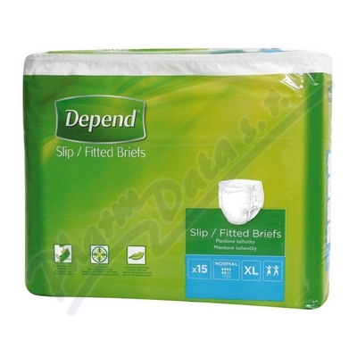 Depend Slip Normal inkont.kalhotky vel.XL 15ks