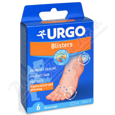 URGO BLISTERS Na puche hydrokoloidn nplast 6ks