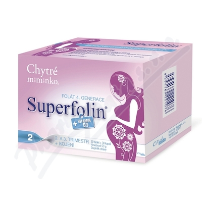 Chytr miminko superfolin 2 MAMA tbl.30+cps.30