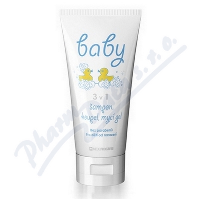 Baby 3v1 ampon-koupel-myc gel 200ml