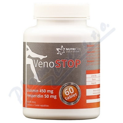 VenoSTOP Diosmin 450mg-Hesperidin 50mg tbl.60