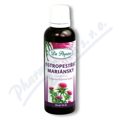 Dr.Popov Kapky bylinn Ostropestec marinsk 50ml