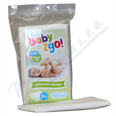 Pebal.podloka Baby2go! 40x60cm-5ks Steriwund