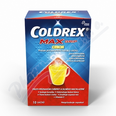 Coldrex MAXGrip Citron 1000mg-10mg-40mg sol.10 I