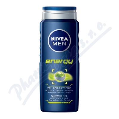 NIVEA MEN sprchov gel Energy 500ml 80786