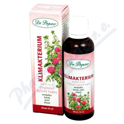 Dr.Popov Kapky bylinn Klimakterium 50ml