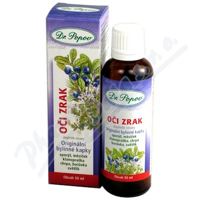 Dr.Popov Kapky bylinn Oi zrak 50ml