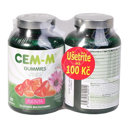 CEM-M gummies Imunita tbl.60+60 AKCE 100 K sleva