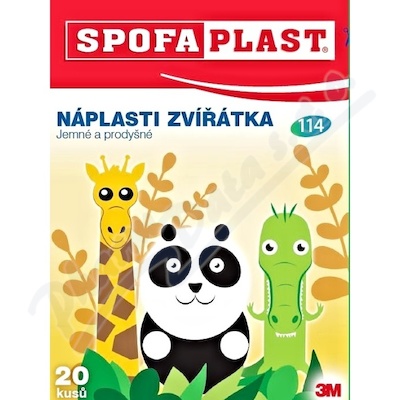 3M Spofaplast 114 Dts.nplasti Zvtka 20ks