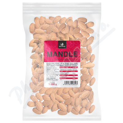 Allnature Mandle jdra natural 1000g