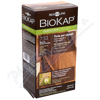 BIOKAP Barva na vlasy 7.33 Blond zl.penice 140ml