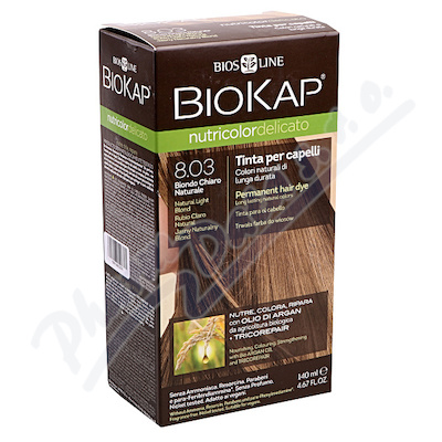 BIOKAP Barva na vlasy 8.03 Blond pr.svtl 140ml