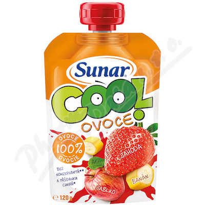 Sunar Cool ovoce jahoda bann jablko 120g