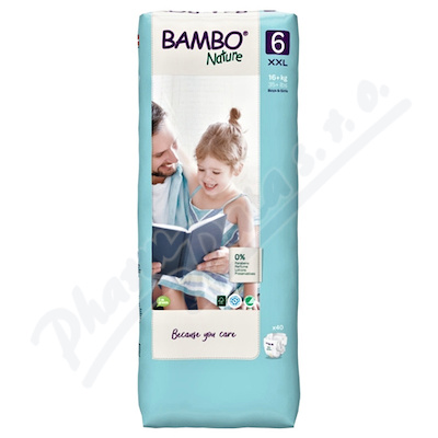 Bambo Nature 6 dts.plenkov kalhotky 16+ kg 40ks