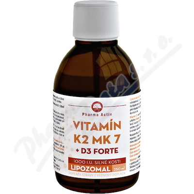 LIPOZOMAL Vitamin K2 MK7+ D3 1000 I.U.250ml