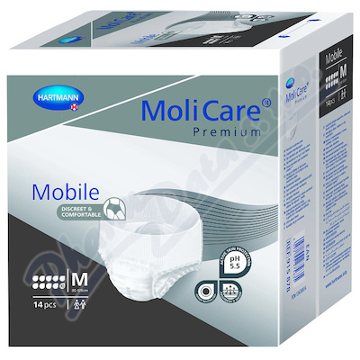 Inkont. kalh. MOLICARE MOBILE 10kapek Medium 14ks