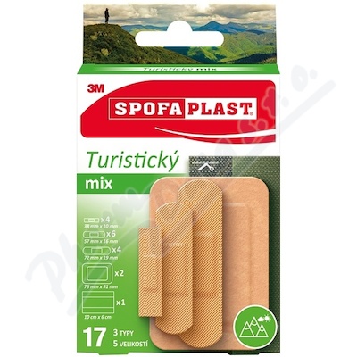 3M Spofaplast 604 Turistick mix 17ks