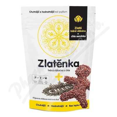 Zlatnka lnn vlknina a chia 300g