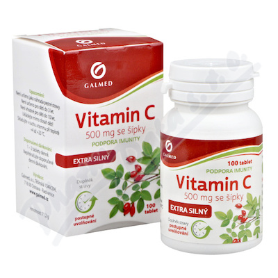 Vitamn C 500mg se pky tbl.100 Galmed