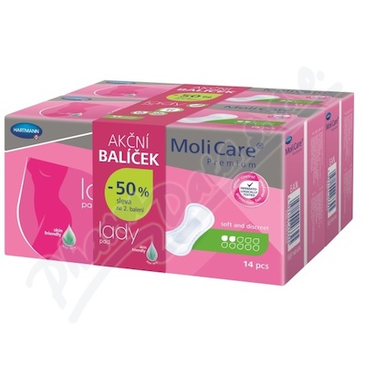 Inko. vloky MoliCare Lady Pad 2kap Duopack 2x14ks