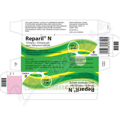 Reparil N 10mg-g+50mg-g gel 40g I