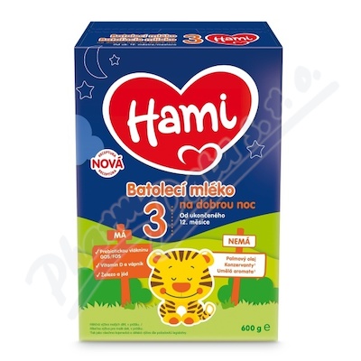 Hami 3 batolec mlko na dobrou noc 600g