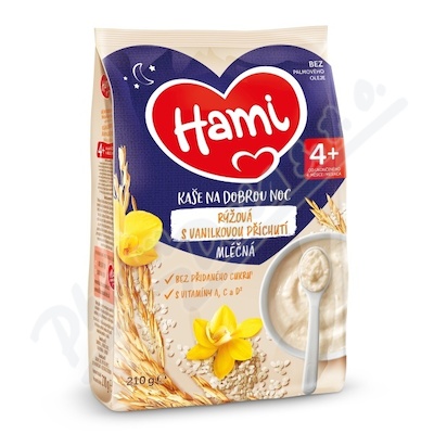 Hami Ml.kae na dobrou noc rov vanilka 210g 4m+