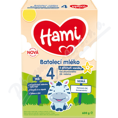 Hami 4 batolec mlko s pchut vanilky 600g