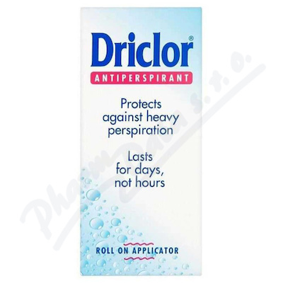 Driclor antiperspir.nadmr.pocen roll-on 20ml