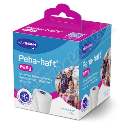 Peha-haft easy kohezivn trhat. obvaz 6cmx4m 1ks