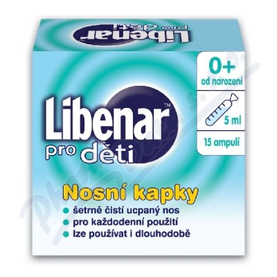 Libenar pro dti nosn kapky 15x5ml