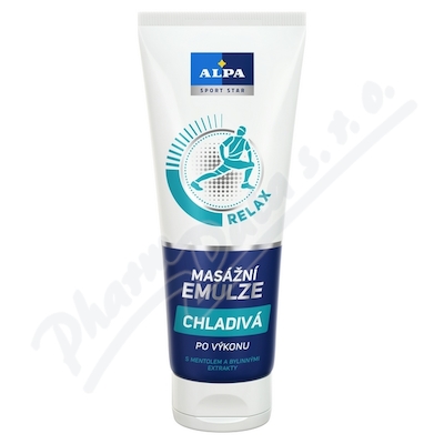 Alpa masn emulze chladiv s mentolem 210ml