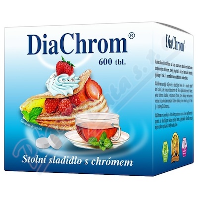 DiaChrom tbl.600 nzkokalorick sladidlo