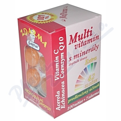 MedPharma Multivitamn s minerly+extra C tbl.107