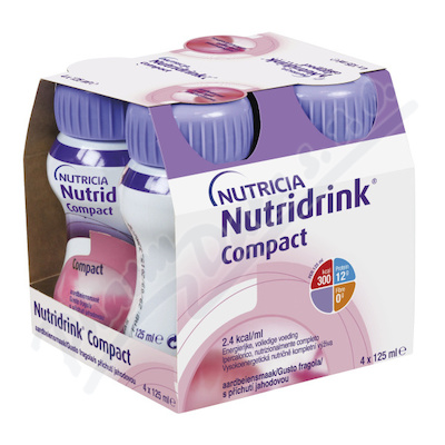 Nutridrink Compact s pch.jahoda 4x125ml